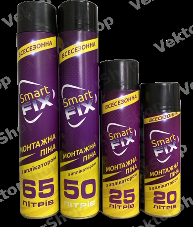 Пена монтажная с аппликатором Smartfix 50L