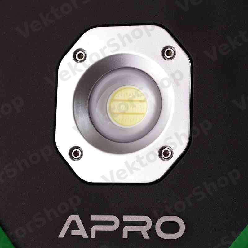 Аккумуляторный светодиодный прожектор 10Вт (Li-ion 3.7V 4400mAh) APRO — фото 4