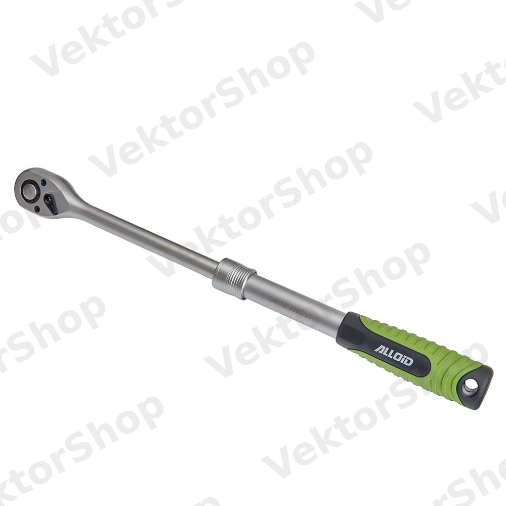 Тріскачка телескоп 1/2" 305-443 мм. 72 зубці. Alloid — фото 1