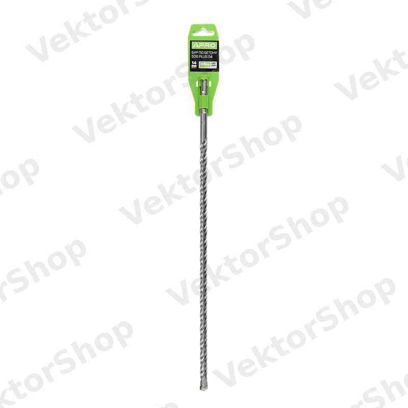Бур по бетону SDS PLUS S4 14x460мм APRO — фото 3