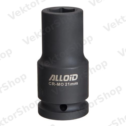Торцевая головка ударная высокая 3/4", 21 мм. Alloid