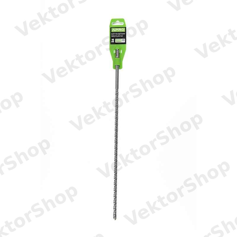 Бур по бетону SDS PLUS S4 10x460мм APRO — фото 2