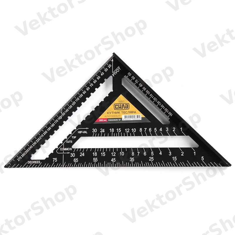Кутник тесляра алюмінієвий Swanson 12'' (300 мм)