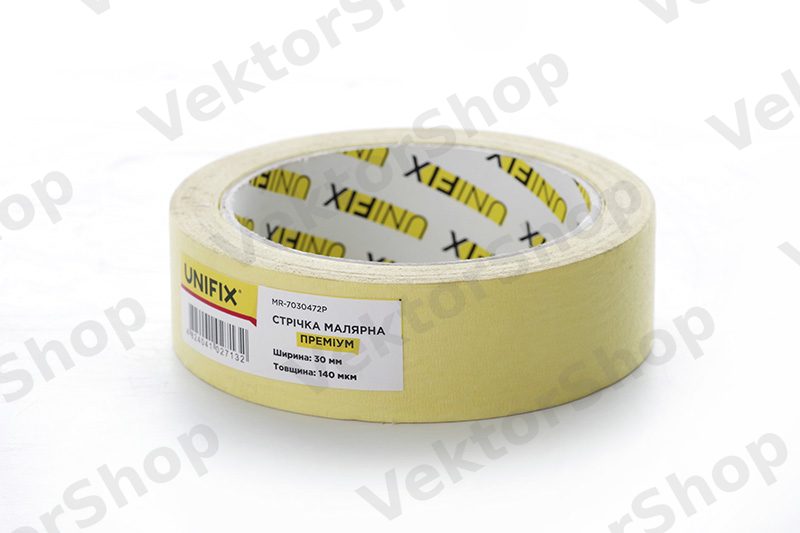 Лента клейкая малярная MR-7030472P премиум 30мм*40м UNIFIX