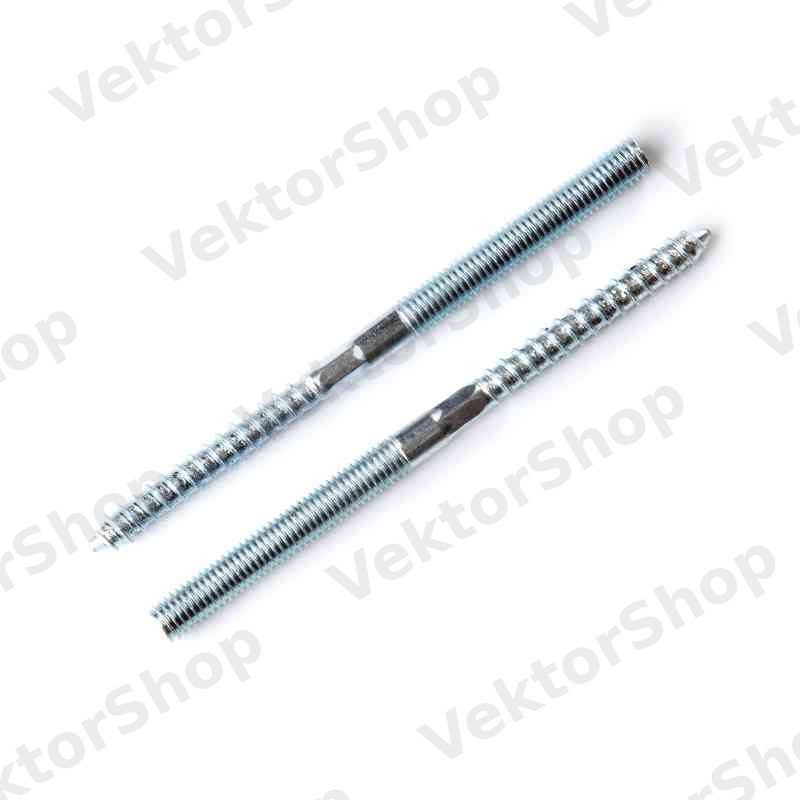Винт-шуруп М8x120мм. (шпилька двухрезьбовая) TORX (пач. 10 шт.) APRO — фото 5