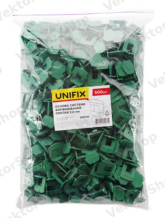 Основа системы выравнивания плитки 2,0мм (пач. 500шт.) UNIFIX