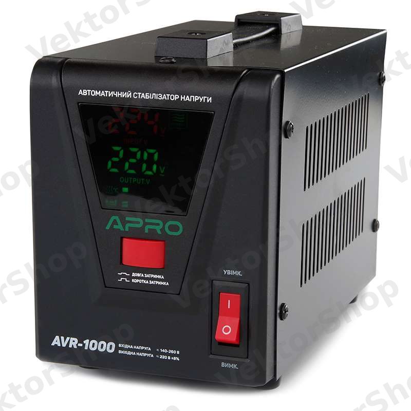 Стабилизатор напряжения релейный AVR-1000, 800Вт APRO — фото 3