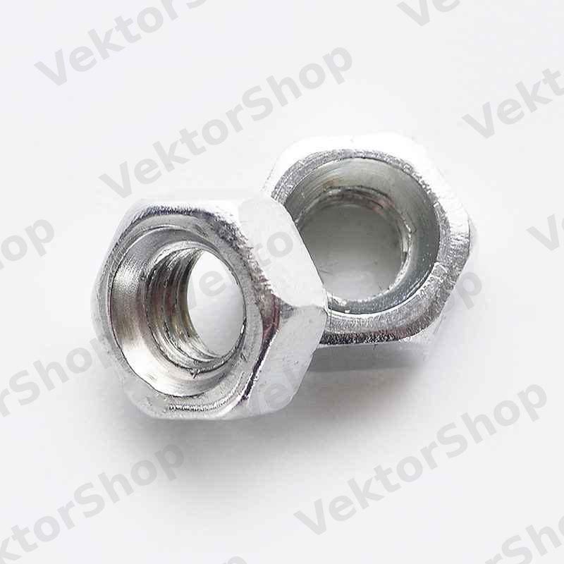 Гайка шестигранная М10 DIN 934 кл. пр. 6 цинк белый (пач 50шт) APRO — фото 4