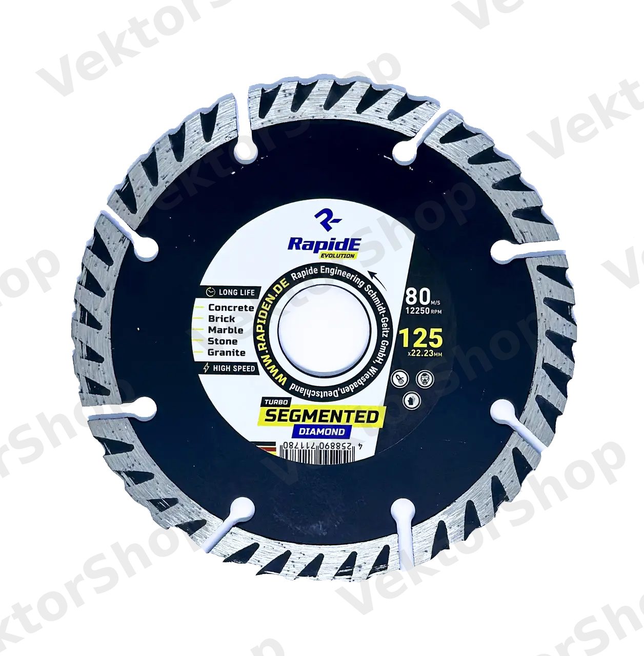 Алмазный диск TURBO SEGMENT 125x22.2