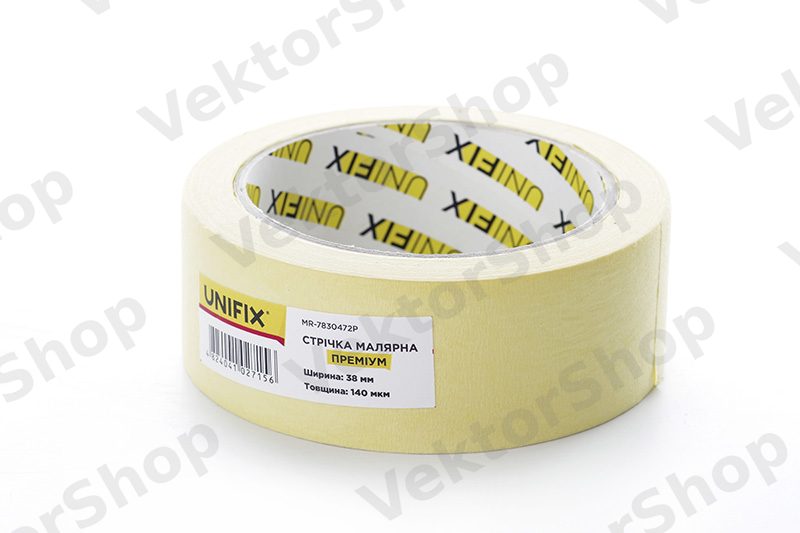 Лента клейкая малярная MR-7830472P премиум 38мм*40м UNIFIX