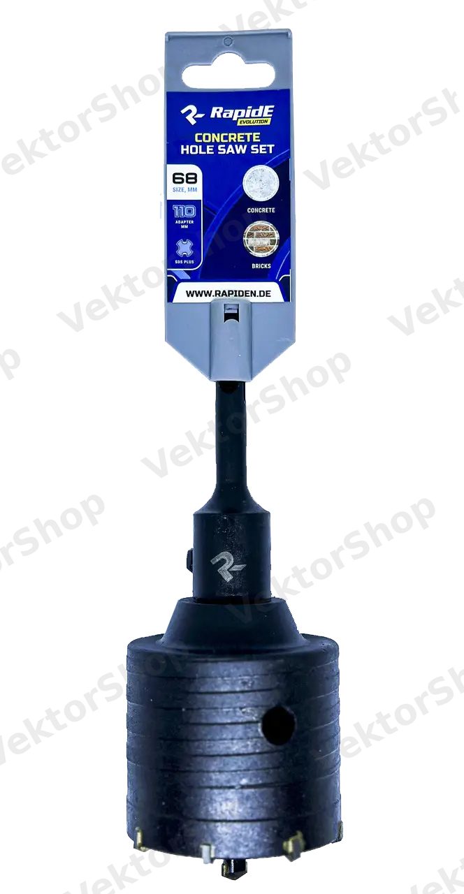 Коронка по бетону RapidE CONCRETE SDS+ 45mm (22mm) с хвостовиком