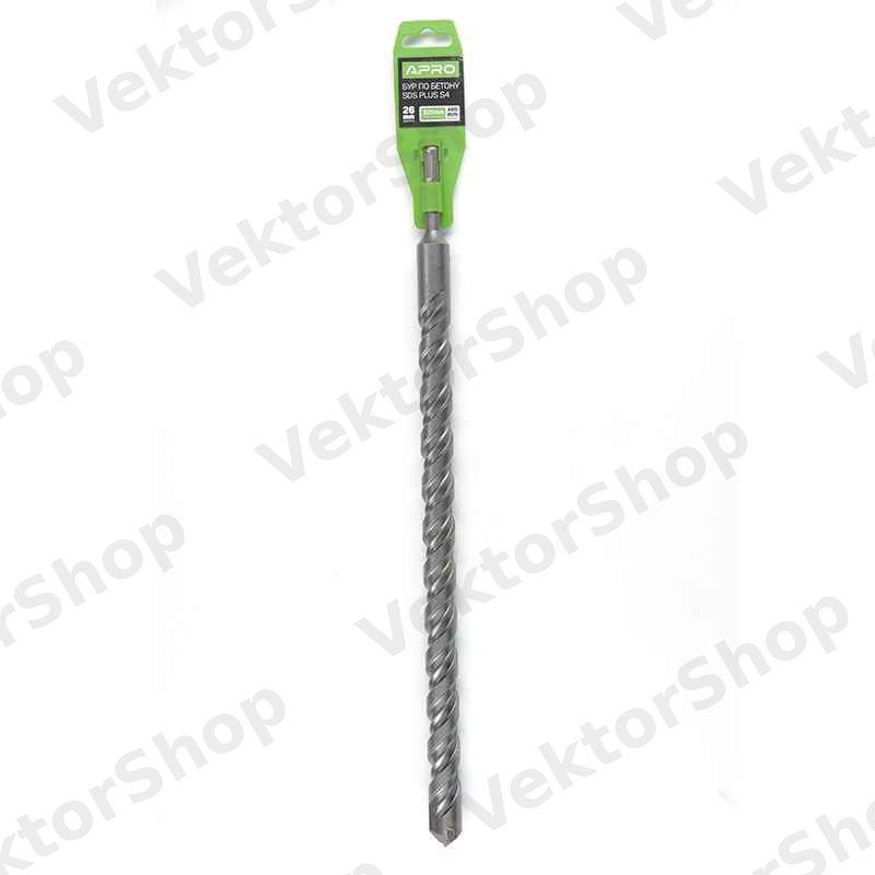 Бур по бетону SDS PLUS S4 26x460мм APRO — фото 5