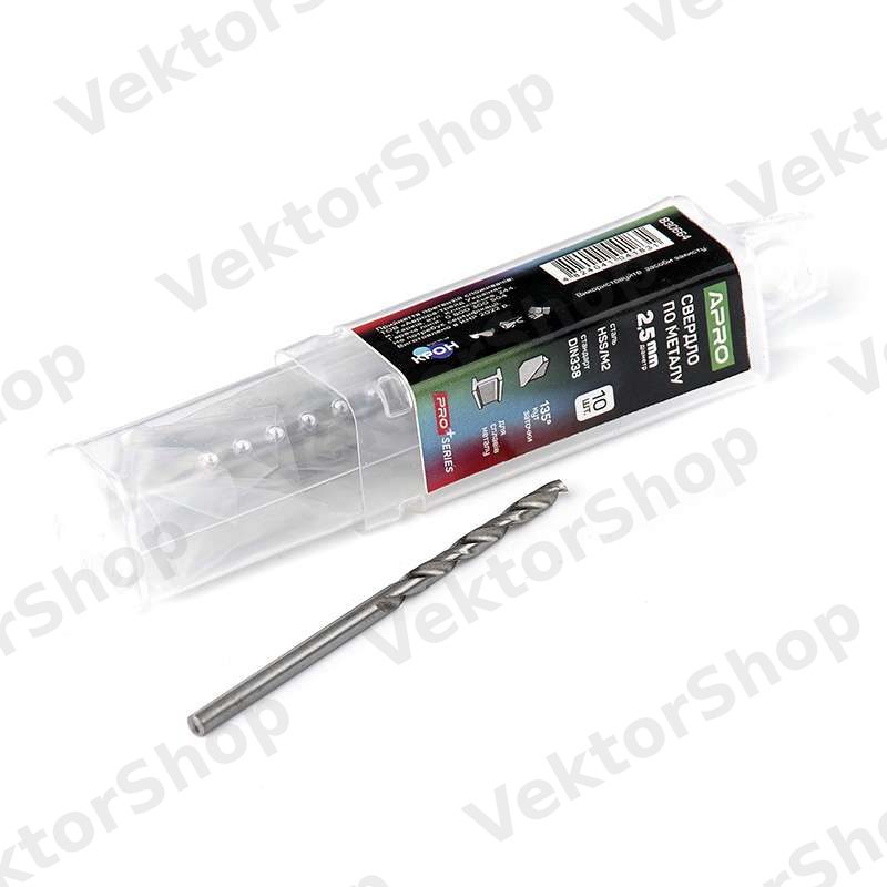 Сверло по металлу HSS/M2 (6542) Ø2,5мм (тубус, кратно 10шт) PRO APRO