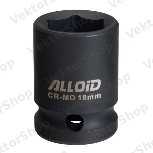 Торцевая головка ударная 1/2", 18 мм. Alloid