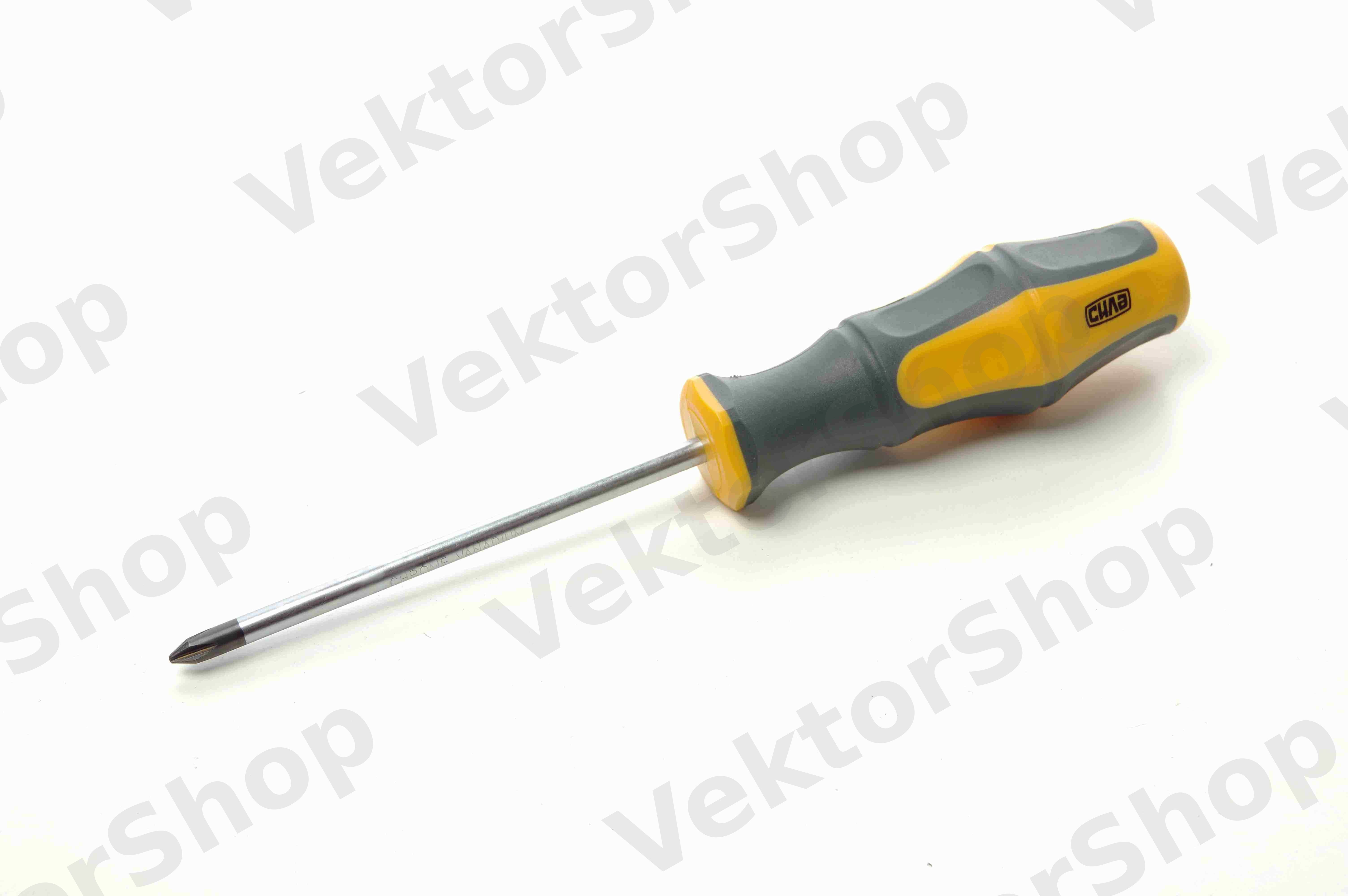 Викрутка обрезиненная CrV PH1x150 СИЛА