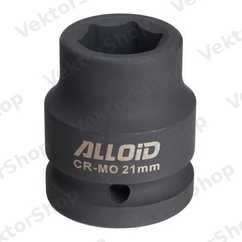 Торцевая головка ударная 1/2", 21 мм. Alloid
