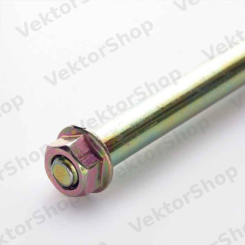 Анкер с кожухом и гайкой М8/10*100 цинк жёлтый (пач 10шт) APRO — фото 2