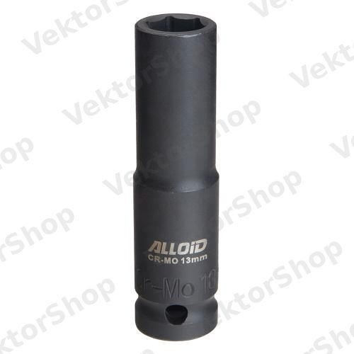 Торцевая головка ударная высокая 1/2", 13 мм. Alloid