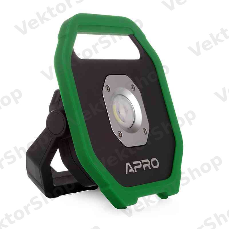 Аккумуляторный светодиодный прожектор 10Вт (Li-ion 3.7V 4400mAh) APRO — фото 2