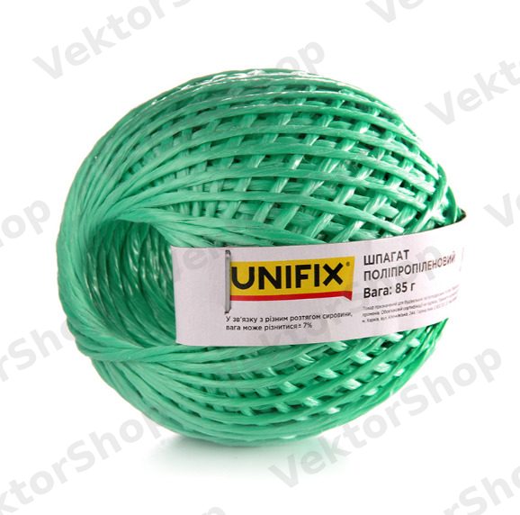Шпагат поліпропіленовий 85г клубок UNIFIX