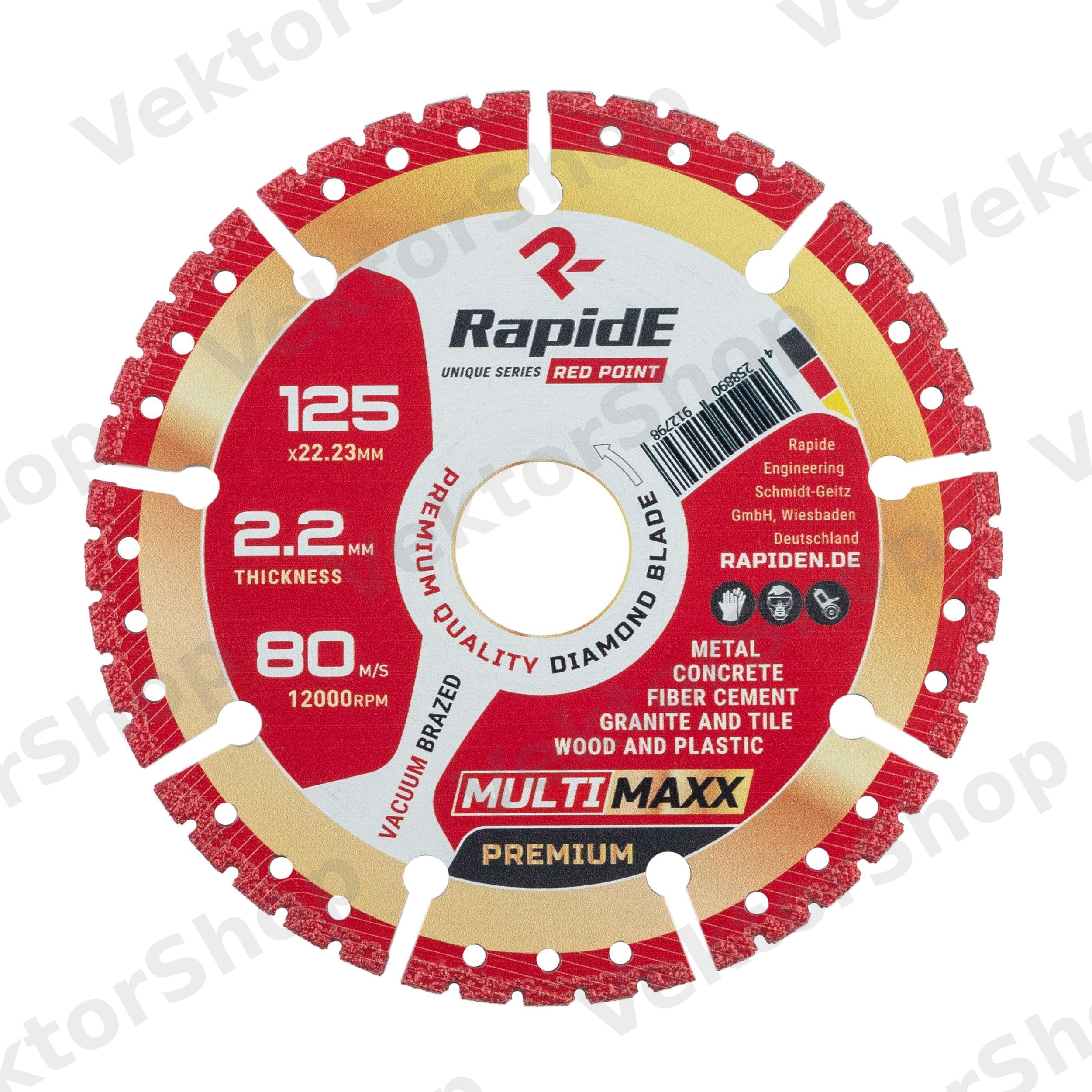 Алмазный диск MULTIMAXX 125x22.2