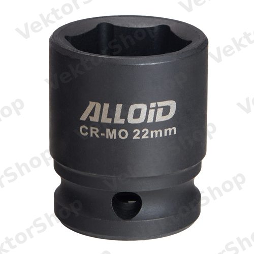 Торцевая головка ударная 1/2", 22 мм. Alloid