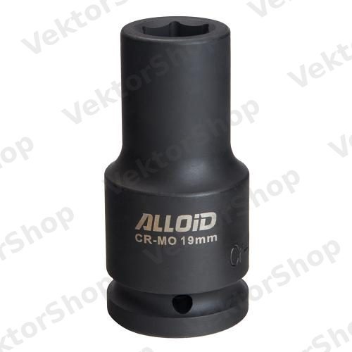 Торцевая головка ударная высокая 3/4", 19 мм. Alloid