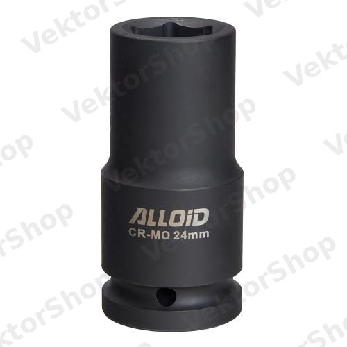 Торцевая головка ударная высокая 3/4", 24 мм. Alloid