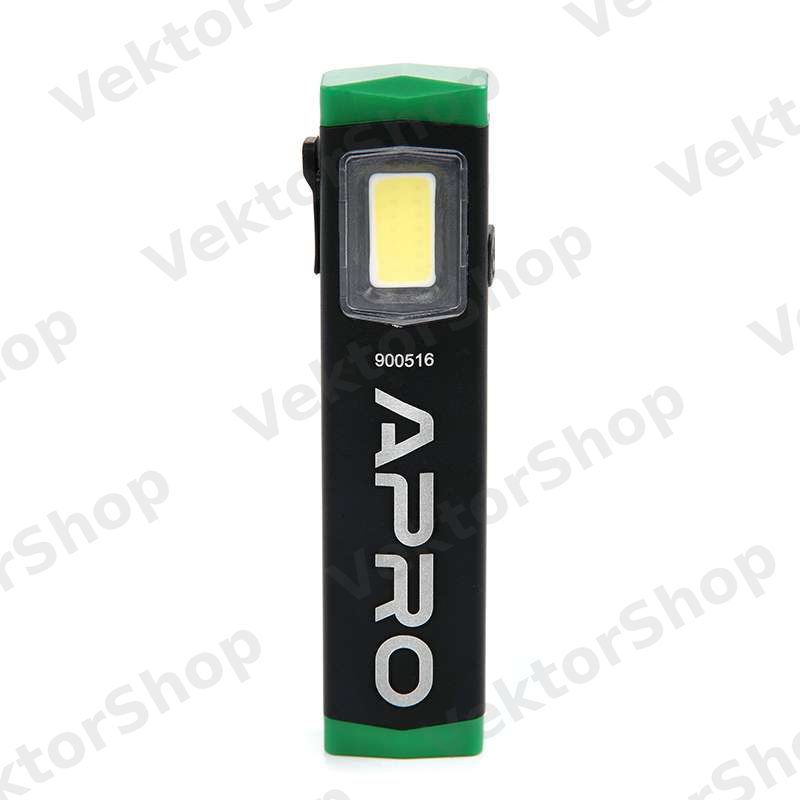 LED ліхтар інспекційний акумулятор Li-ion 3.7V 600мАг 300Лм APRO — фото 5