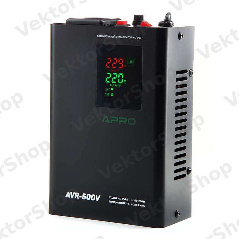 Стабілізатор напруги релейний AVR- 500V 400 Вт підвісний