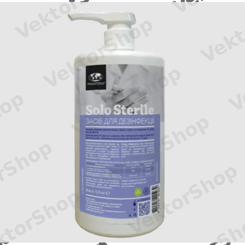 Антисептик для рук SOLOsterile жидкий 0,9 л. дозатор
