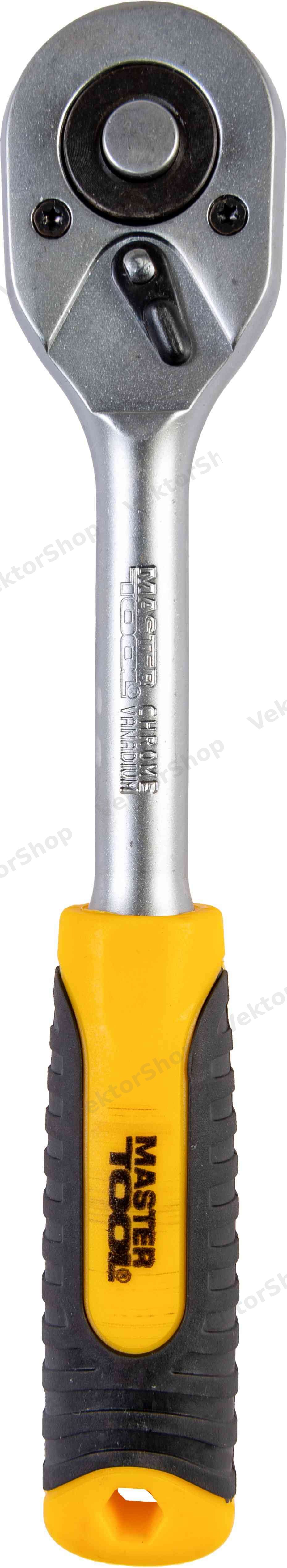 Набор торцевых насадок CrV 1/2" 10-32 мм, трещотка 72Т, 21 шт, кейс. — фото 8