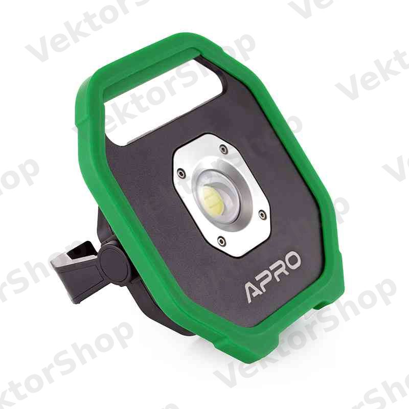 Аккумуляторный светодиодный прожектор 10Вт (Li-ion 3.7V 4400mAh) APRO — фото 8