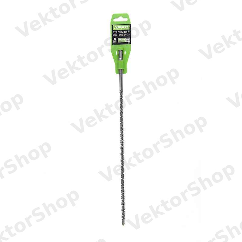 Бур із бетону SDS PLUS S4 8x400мм APRO — фото 5