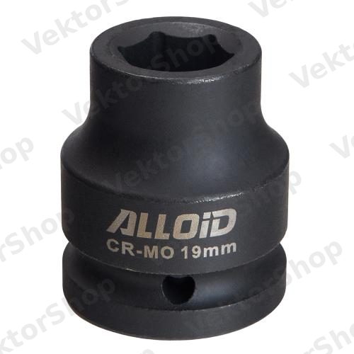 Торцевая головка ударная 1/2", 19 мм. Alloid