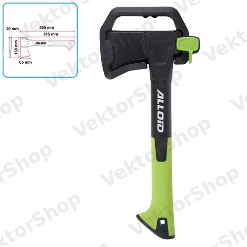 Топор, ручка из фибергласа 450 г, 35см (AX-1435) Alloid Pro