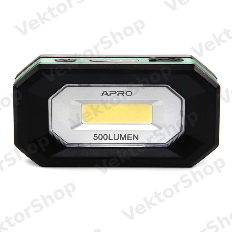 Прожектор світлодіодний акумуляторний 5Вт 500Лм (Li-ion 2000 мАг) APRO