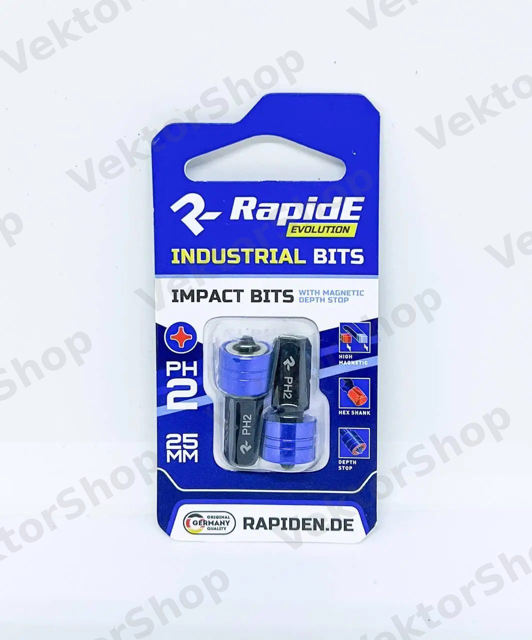 Магнитный бито-ограничитель RapidE IMPACT PH2-25mm