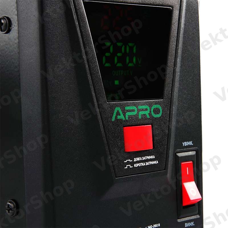 Стабилизатор напряжения релейный AVR-1000, 800Вт APRO — фото 5