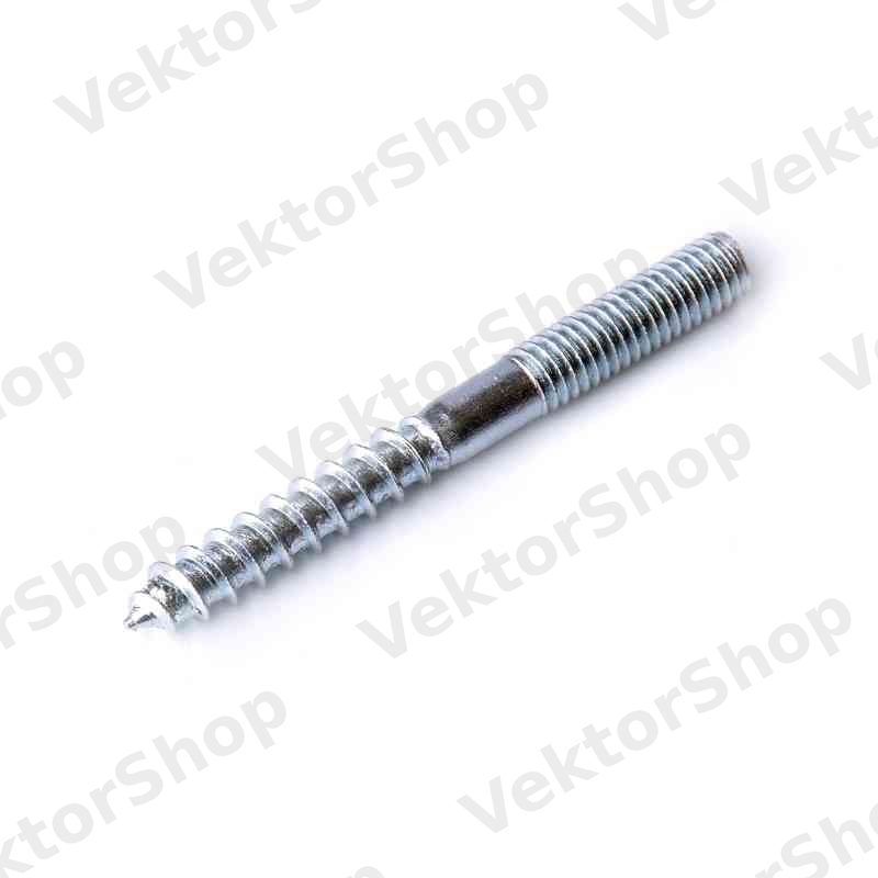 Винт-шуруп М6x120мм. (шпилька двухрезьбовая) TORX (пач. 25 шт.) APRO