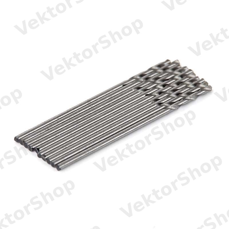 Сверло по металлу HSS/M2 (6542) Ø1,0мм (тубус, кратно 10шт) PRO APRO — фото 4
