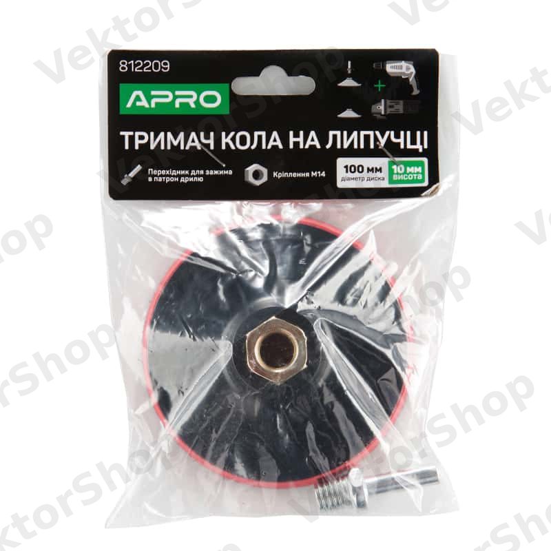 Держатель круга на липучке 100*10мм APRO