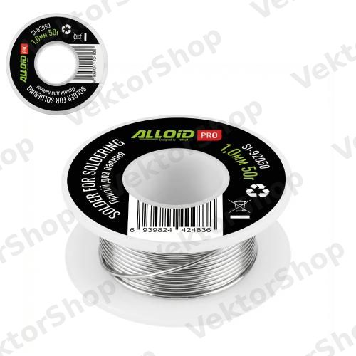 Припой для пайки 1,0мм, ПОС60 50г Alloid Pro