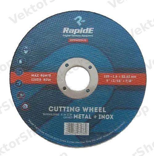 Отрезные абразивные диски Rapide 125x1.0x22.23