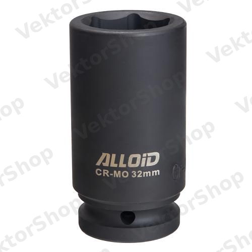 Торцевая головка ударная высокая 3/4", 32 мм. Alloid