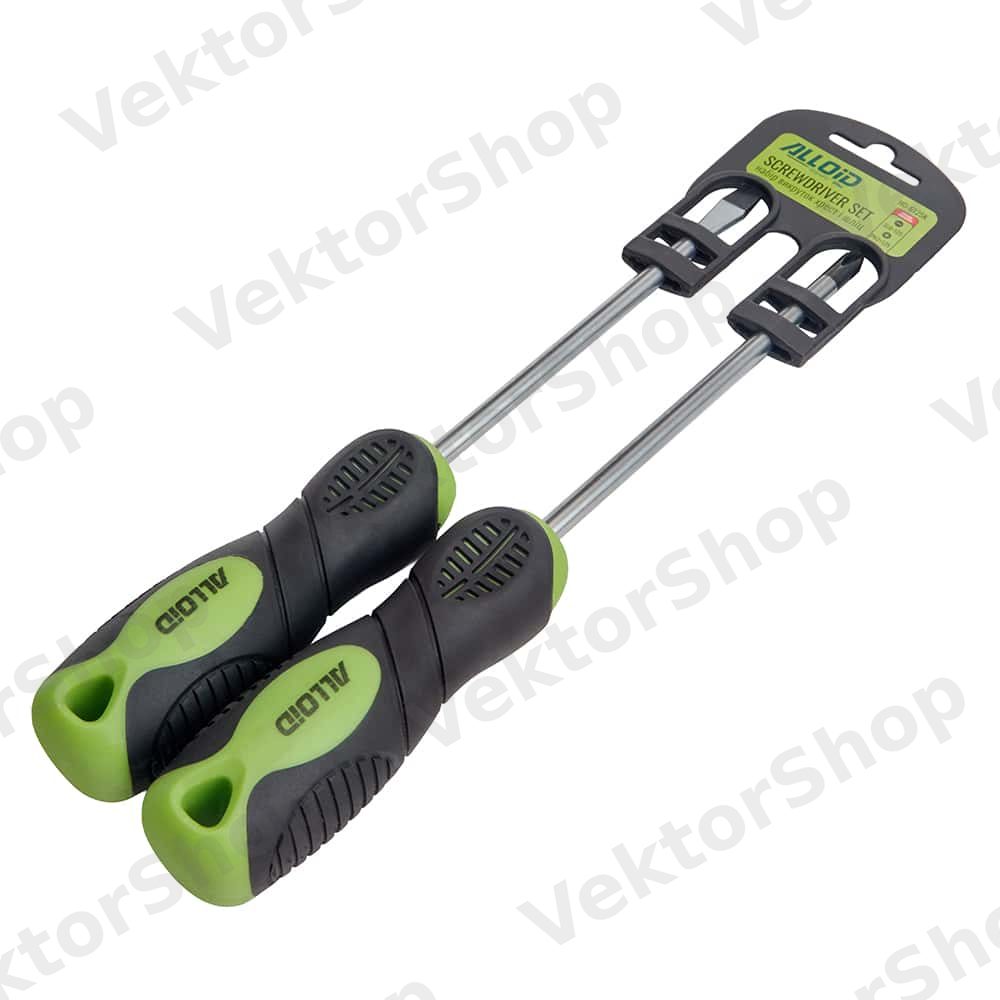 Набор отверток крест и шлица, SL6*125 + PH2*125 2пр.