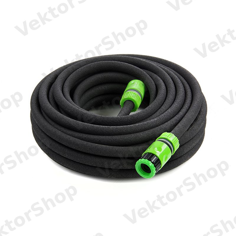 Шланг ирригационный 1/2'' 15м с коннектором и адаптером СИЛА