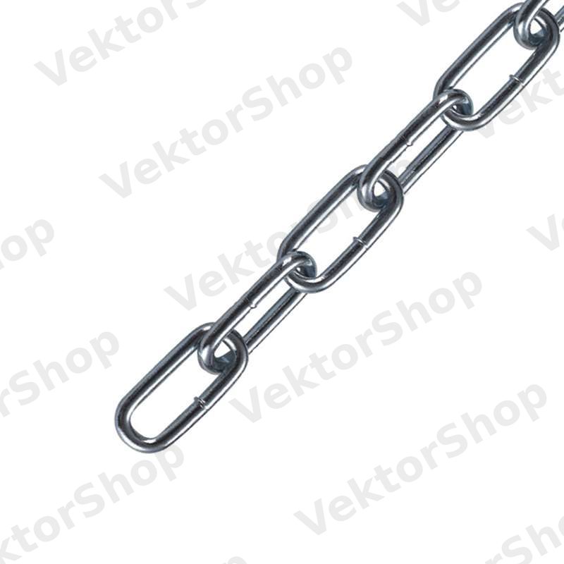 Цепь длиннозвенная оцинкованная 8мм DIN 5685C (бухта кратно 15м) APRO