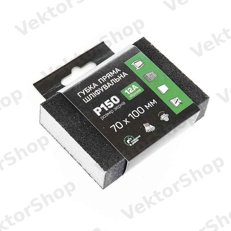 Губка шліфувальна APRO чотирьохстороння пряма P150 — фото 4