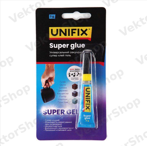 Cупер клей гель 3г UNIFIX — фото 1